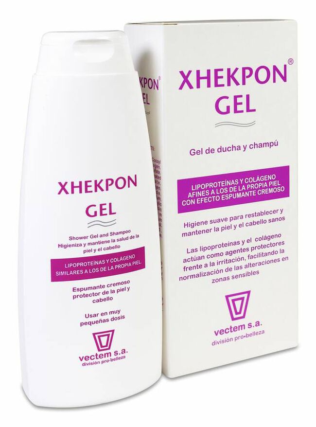 Xhekpon Gel Dermoprotector con Colágeno Hidrolizado, 400 ml