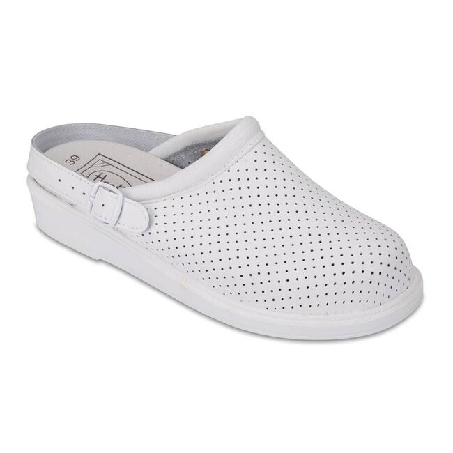 Hankshoes Zueco Relax Blanco Talla 44, 1 Par