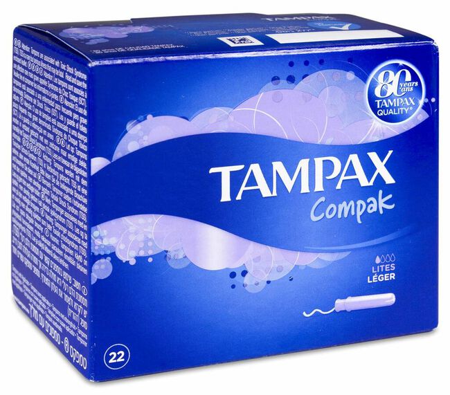 Tampax Compak Lites, 22 Uds
