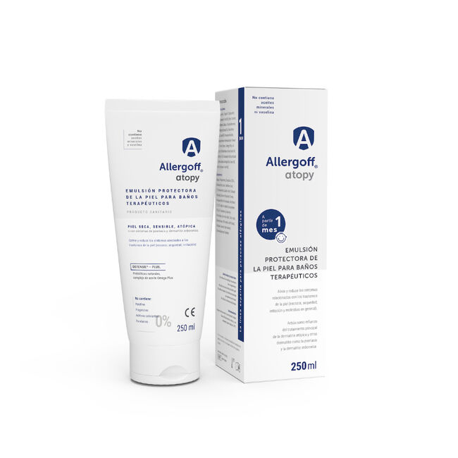 Allergoff Atopy Emulsión Protectora Para Baños Terapéuticos, 250 ml