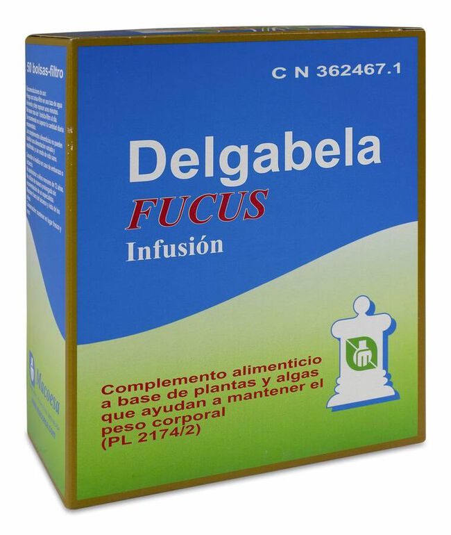 Delgabela Fucus Infusión Adelgazante, 50 Uds
