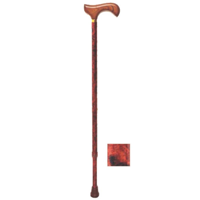 imagen de Prim Muletilla Aluminio Extensible Rojo Burdeos, 1 Unidad