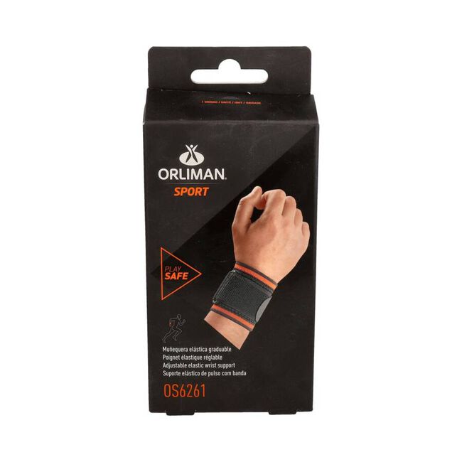 Orliman Sport Muñequera Elástica OS6261 Talla Única, 1 Unidad
