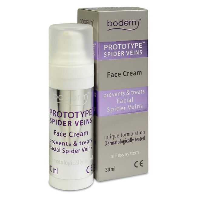 Boderm Prototype Spider Veins Crema Facial, 30 ml