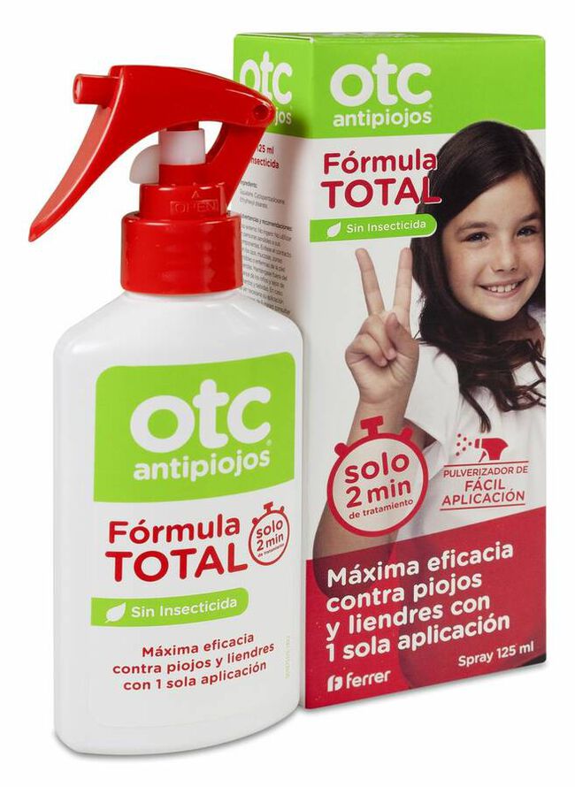 Otc Antipiojos Fórmula Total Spray, 125 ml