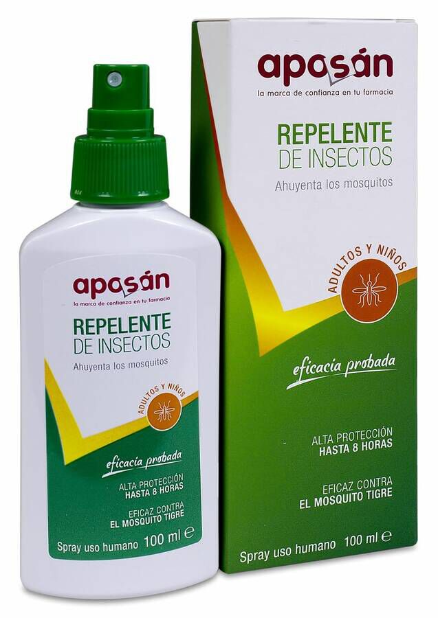 Aposán Repelente de Insectos Familar, 100 ml