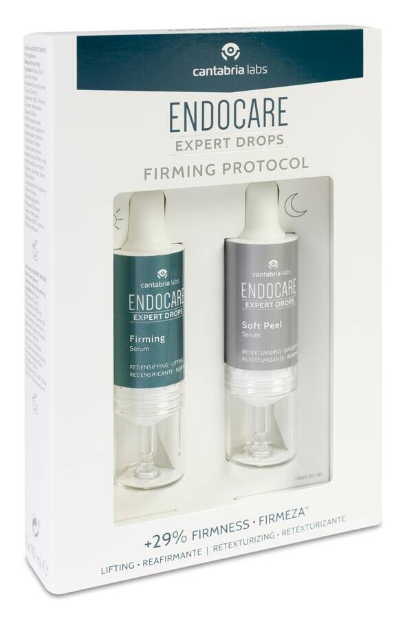Endocare Expert Drops Firming Protocolo + Soft Peel, 2x 10 ml