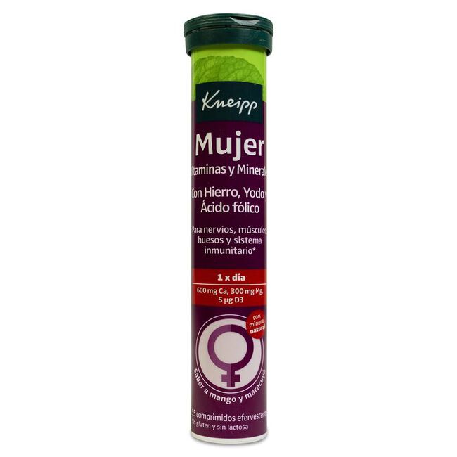Kneipp Mujer Vitaminas y Minerales, 15 Comprimidos