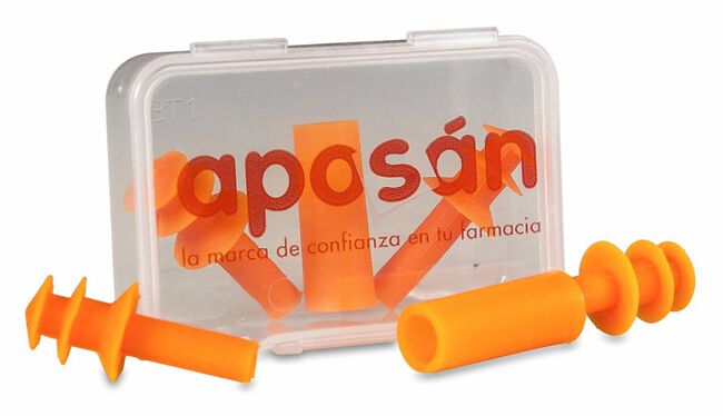 Aposán Tapones Silicona Inyectada Adultos, 2 Uds