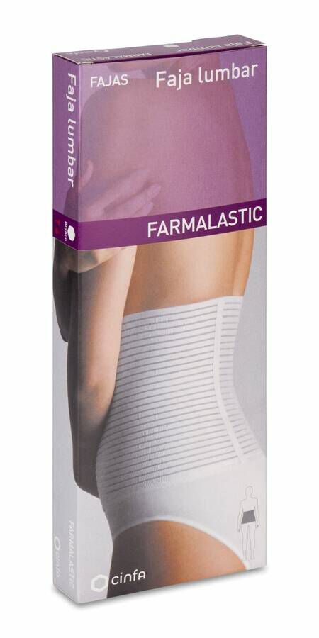 imagen de Faja Lumbar Farmalastic Velcro Talla 4, 1 Ud