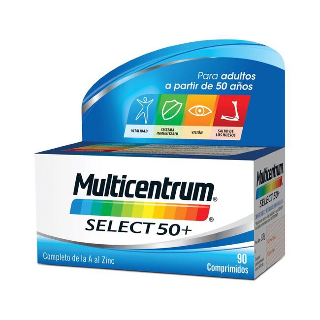 Multicentrum Select 50+, 90 Comprimidos