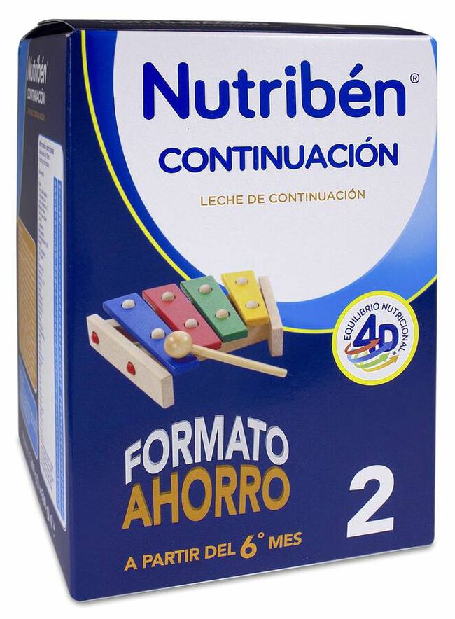 Nutribén Continuación 2 Formato Ahorro, 1200 g