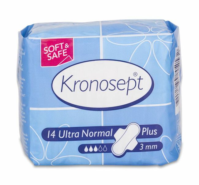 Compresas Kronosept Ultra Plus, 14 Uds