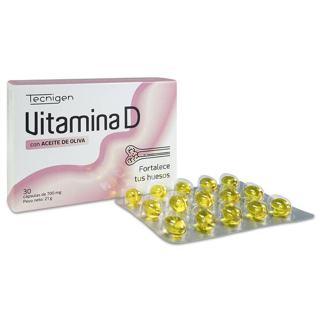 Tecnimede Tecnigen OTC Vitamina D, 30 Cápsulas