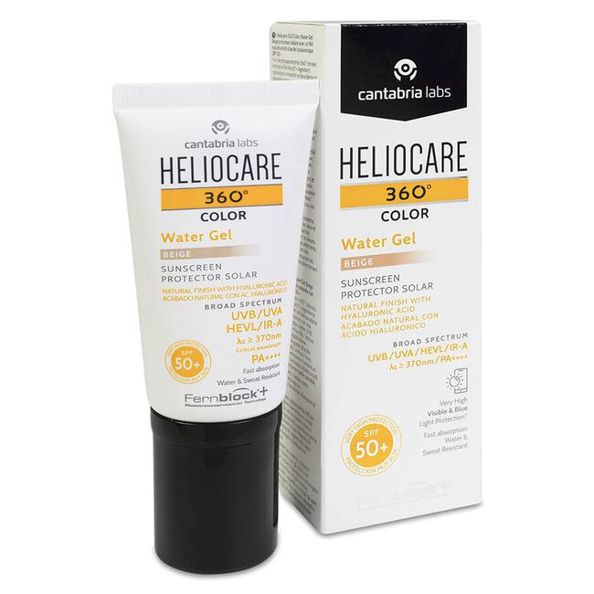 Heliocare 360º Color Water Gel SPF50+ Beige, 50 ml 