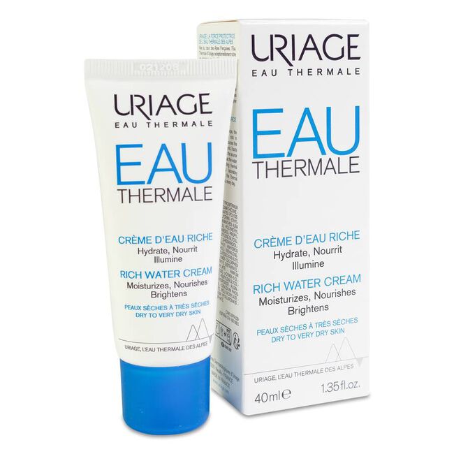 Uriage Eau Thermale Crema de Agua Rica, 40 ml
