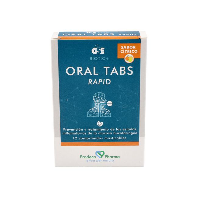 GSE Oral Tabs Rapid, 12 comprimidos