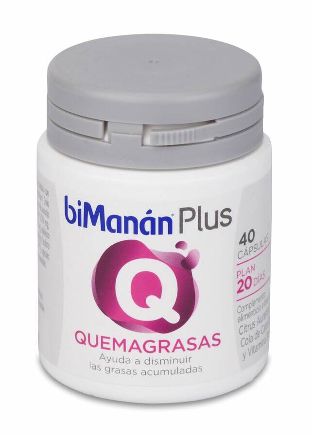 biManán Plus Q Quemagrasas Cápsulas, 40 Uds