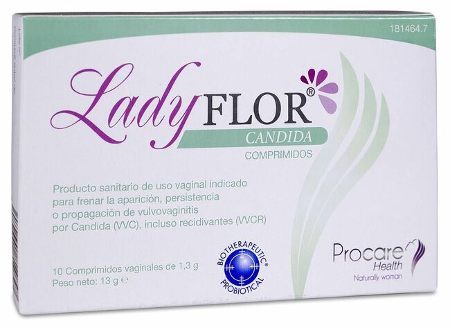 Ladyflor Cándida, 10 Comprimidos
