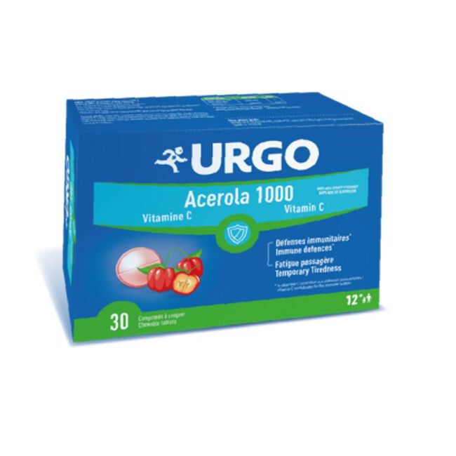 Urgo Acerola Vitamina C, 30 Comprimidos
