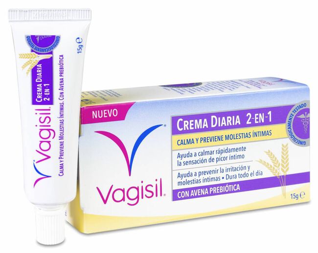 Vagisil Crema Diaria 2 en 1 con Avena