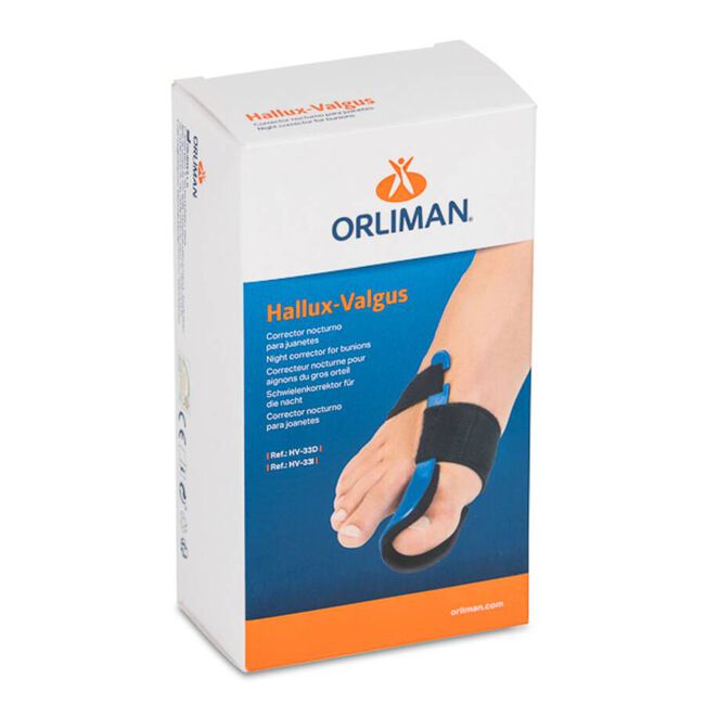 Orliman  Corrector Nocturno Hallux-Valgus Talla 3, 1 Unidad