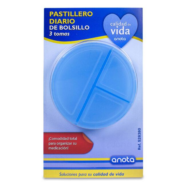 Anota Pastillero Diario 3 Tomas, 1 Ud