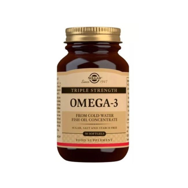Solgar Omega-3 Triple Concentración, 50 unidades