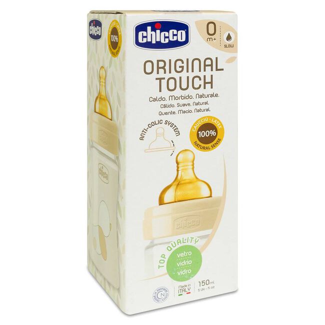 Chicco Biberón Original Touch Vidrio 0m+ Neutro