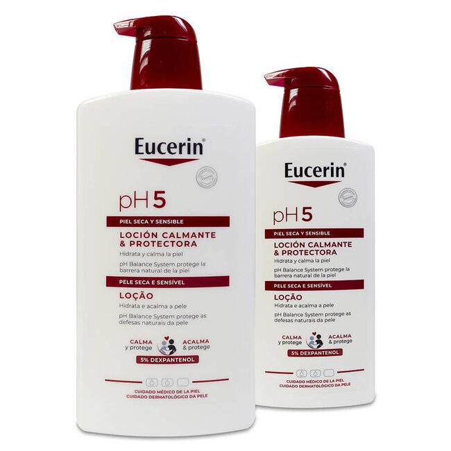 Pack Eucerin pH5 Loción Hidratante, 1 L + 400 ml Regalo
