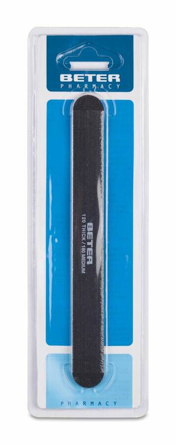 Beter Lima Fibra de Vidrio Negra, 1 Ud