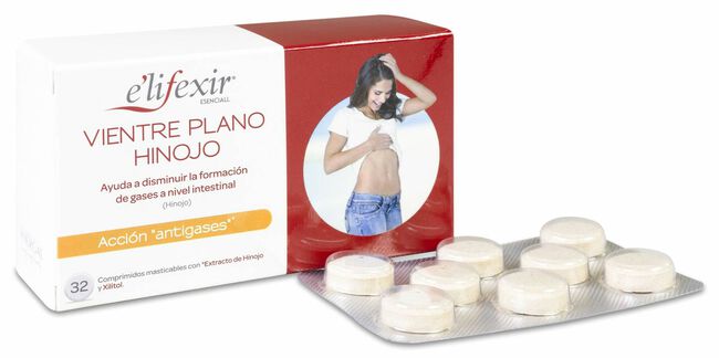 e'lifexir Vientre Plano Hinojo, 32 Comprimidos