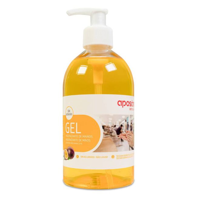 Aposán Gel Hidroalcohólico de Manos Maracuyá, 500 ml