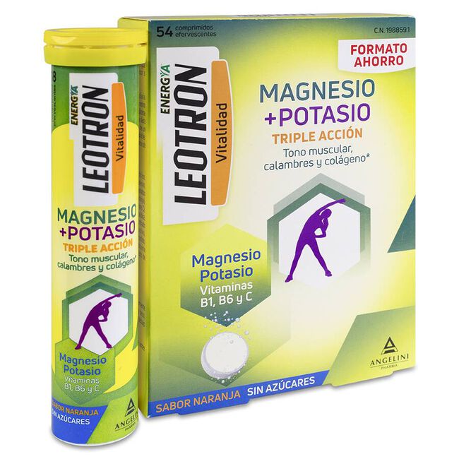 Leotron Magnesio + Potasio, 54 comprimidos