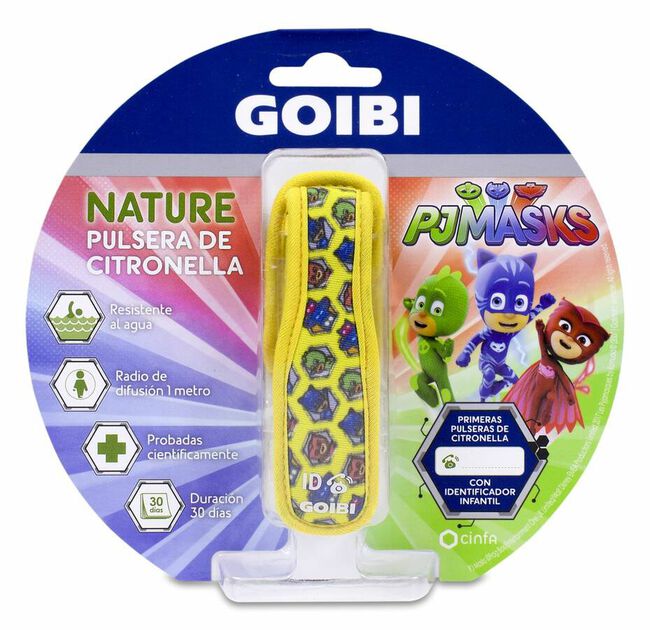 Goibi Pulsera Antimosquitos PJ Mask, 1 Ud