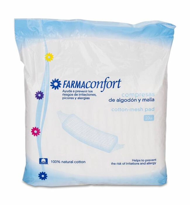 Comprar Farmaconfort Compresa de Algodón y Malla, 20 Uds