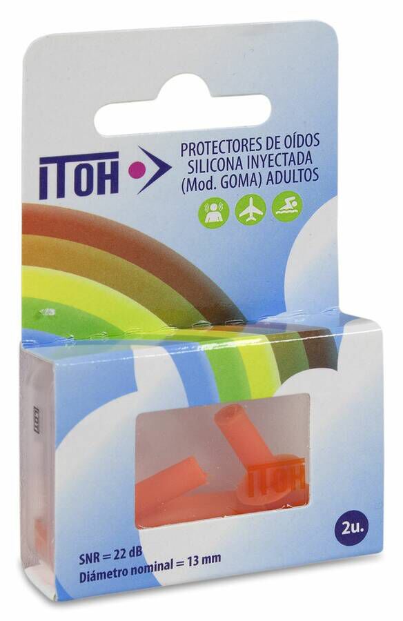 Itoh Tapones para Oídos de Goma, 2 Uds