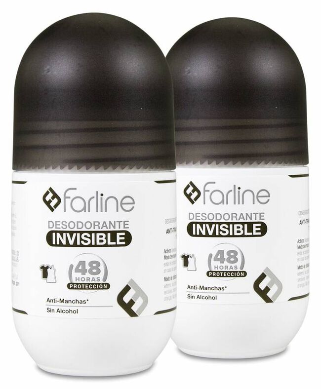 Duplo Farline Desodorante Roll-on Invisible, 1 Ud