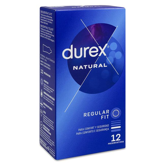 Durex Natural Plus, 12 Uds