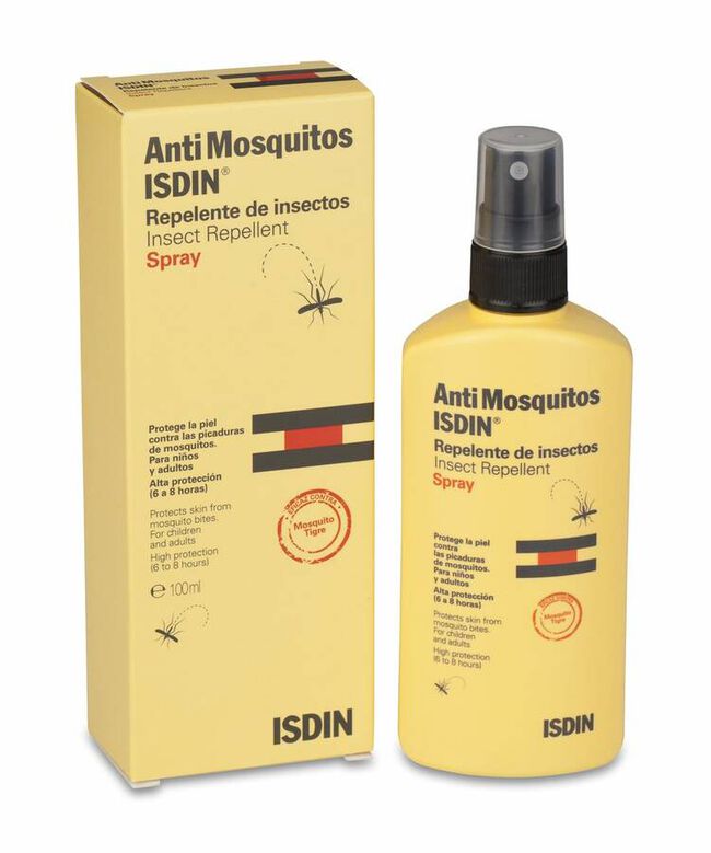 Isdin Antimosquitos Repelente de Insectos Spray, 100 ml