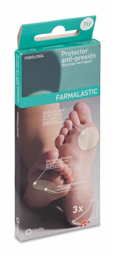 Farmalastic Protector Antipresión Talla Única, 3 Uds