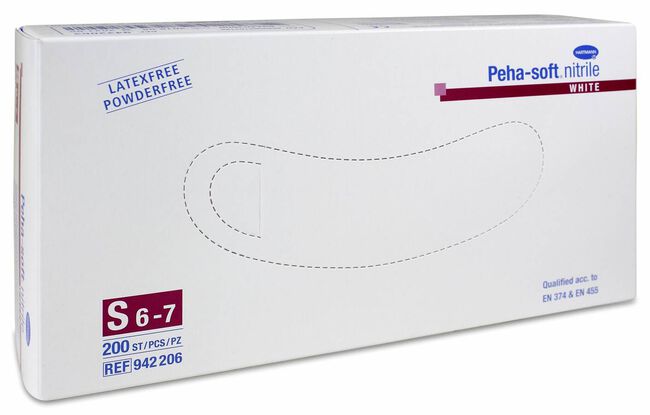 Peha-Soft Guantes de Nitrilo Talla S, 200 Uds