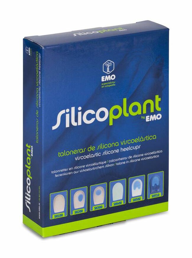 Emo Silicoplant Talonera de Silicona Lite Total SH500 Talla M, 1 Par