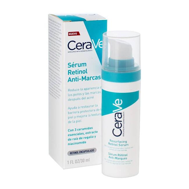 Cerave Resurfacing Sérum Anti-marcas con Retinol, 30 ml