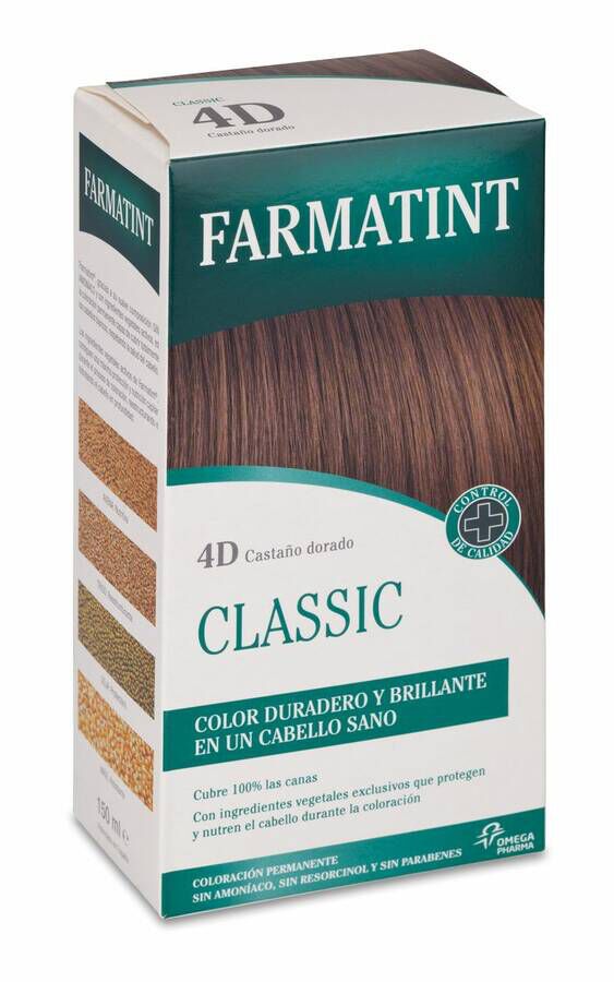 Farmatint Tinte Capilar 4D Castaño Dorado, 1 Ud