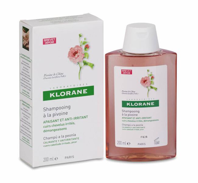 Klorane Champú Calmante Al Extracto de Peonía, 200 ml