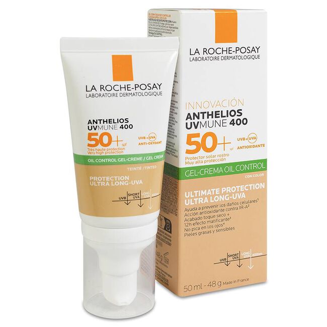 La Roche-Posay Anthelios XL Toque Seco Color Gel-Crema SPF 50+, 50 ml