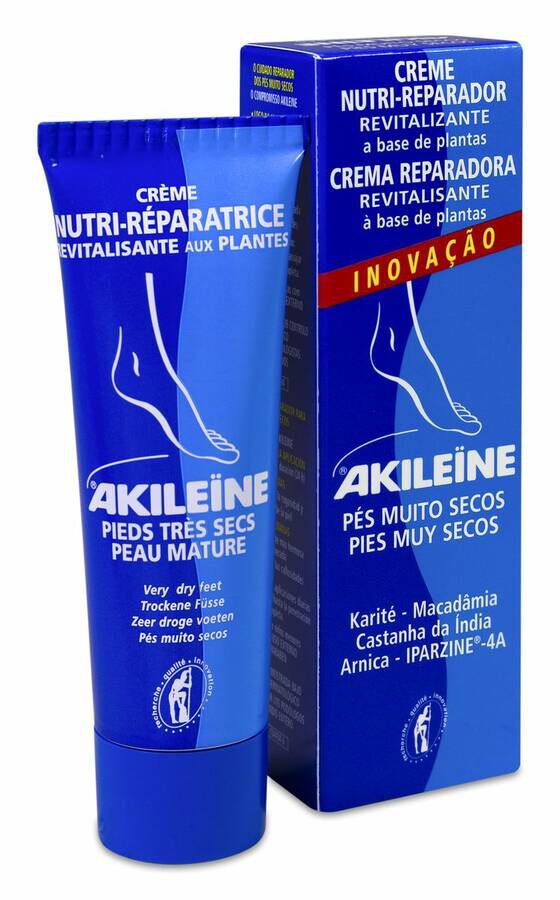 Akileïne Crema Nutri-reparadora Pies Secos, 50 ml