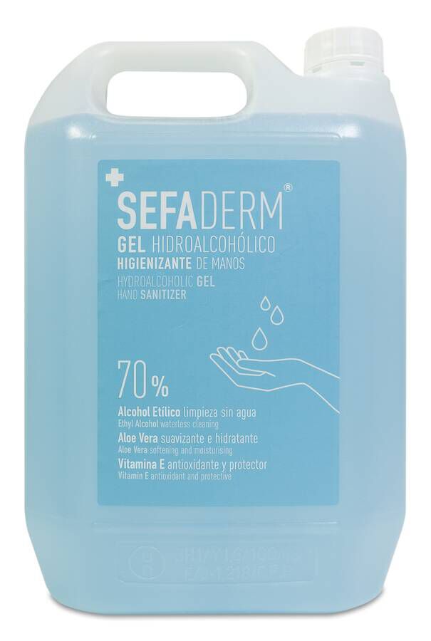 Sefaderm Gel Hidroalcoh&oacute;lico de Manos, 5 Litros