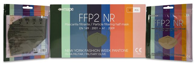 imagen de Mape Mascarillas FFP2 color Verde, 50 Uds